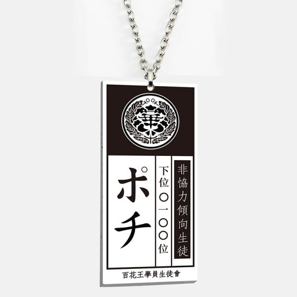 Anime Kakegurui Compulsive Gambler Necklace Jabami Yumeko ID Card Acrylic Pendant Necklaces Cosplay Jewelry 3 - Kakegurui Merch