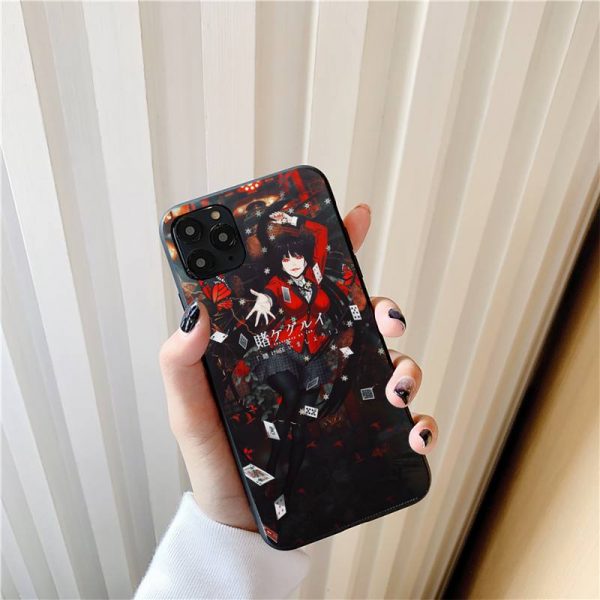 Crazy Excitement Manga Kakegurui Luxury Soft Phone Case For iPhone 11 12 pro MAX 8 7 2 - Kakegurui Merch