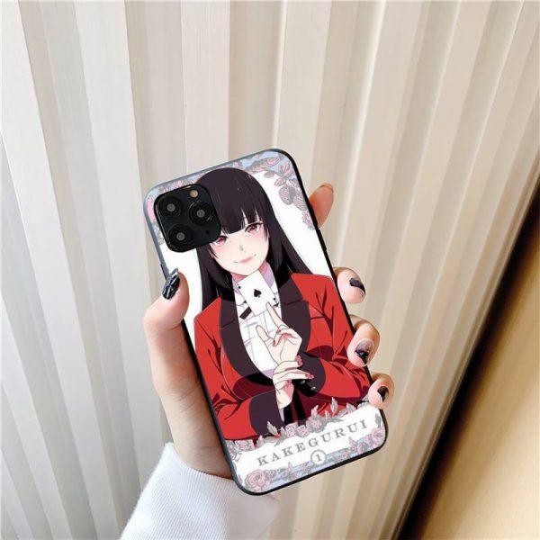 Crazy Excitement Manga Kakegurui Luxury Soft Phone Case For iPhone 11 12 pro MAX 8 7 4 - Kakegurui Merch
