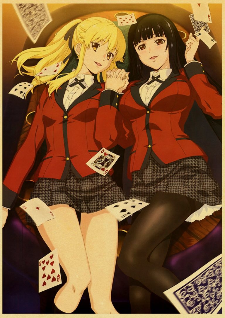 Kakegurui Poster - Vintage Poster Art Printing Wall Poster | Kakegurui ...